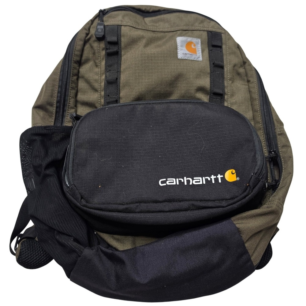 Carhartt Legacy Standard Work Backpack Olive Green Cordura Laptop Bag Insulated